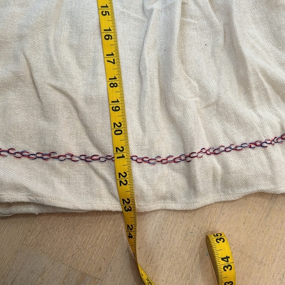 Ulla Johnson Katya Crochet-trimmed Embroidered Silk-noil Blouse In Natural NWT - Picture 8 of 8